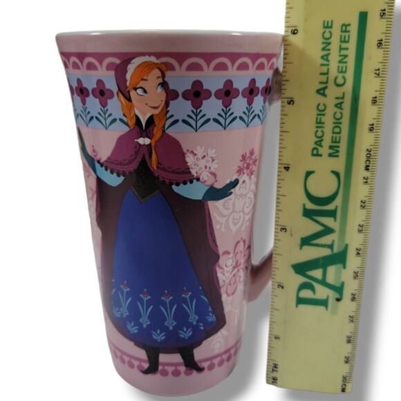 Disney Mug Frozen Mug Anna Of Arendelle 6"in Tall Ceramic Mug Coffee Mug 14fl oz - Picture 9 of 11